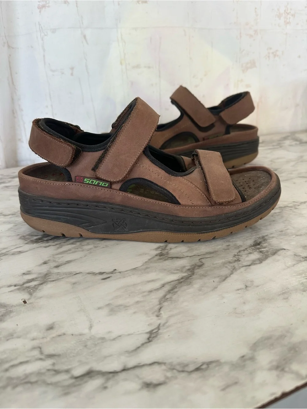 Sano Mephisto Men Comfort Walking Sandals Sz 8 Orthopedic Hiking Casual Outdoor